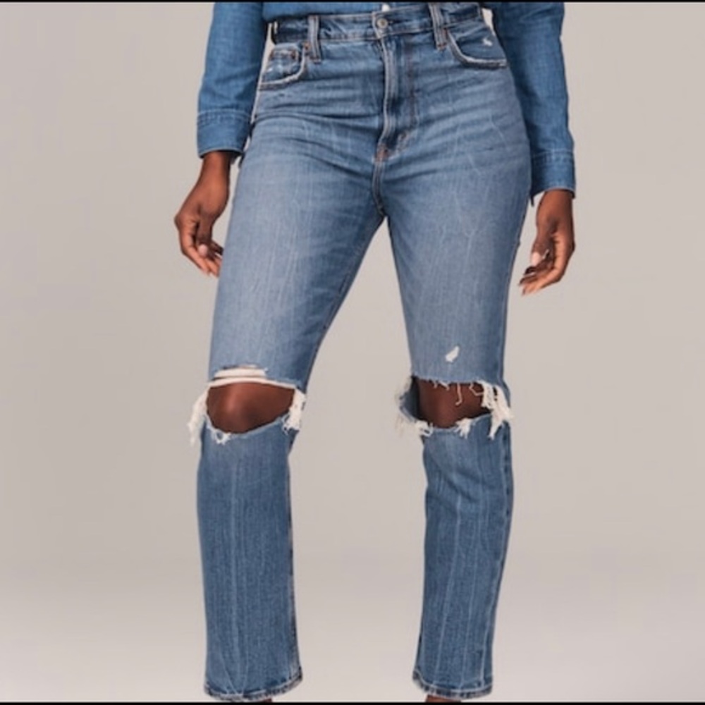 Curve Love Ultra High Rise Ankle Straight Jeans